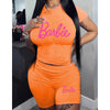 T-shirt Shorts Set Sports Suit Two Piece