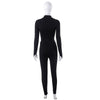 Solid Color Love Heart Openwork Slim Fit Set