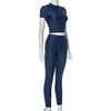 Slim-Fit Pants Casual 2PC Set