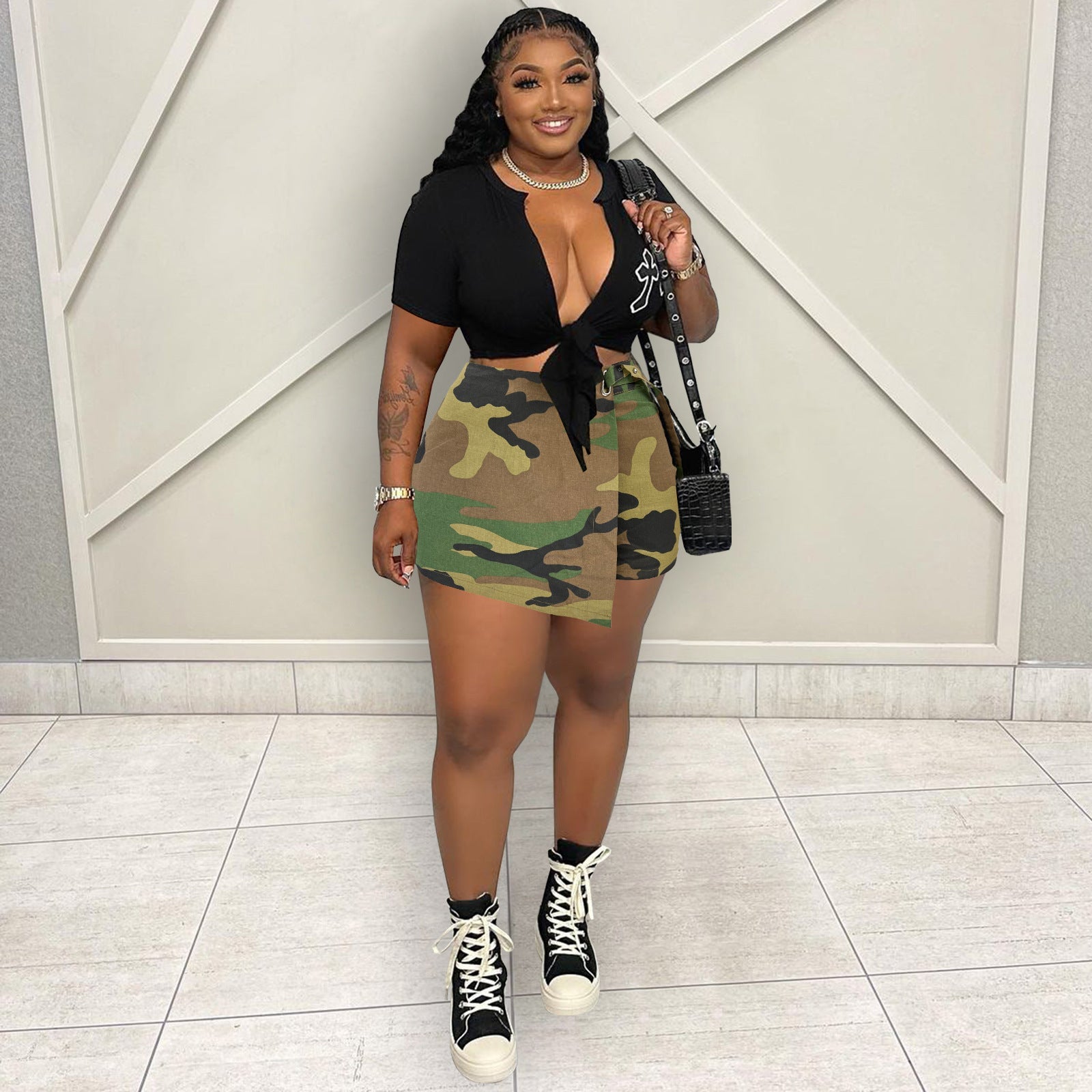 Camouflage Casual Culottes