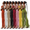 Strap Style Knitted Sleeveless Hollow Out V-neck Dress