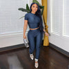 Slim-Fit Pants Casual 2PC Set