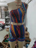Abstract Printing Sexy Multi-Color 2PC Set