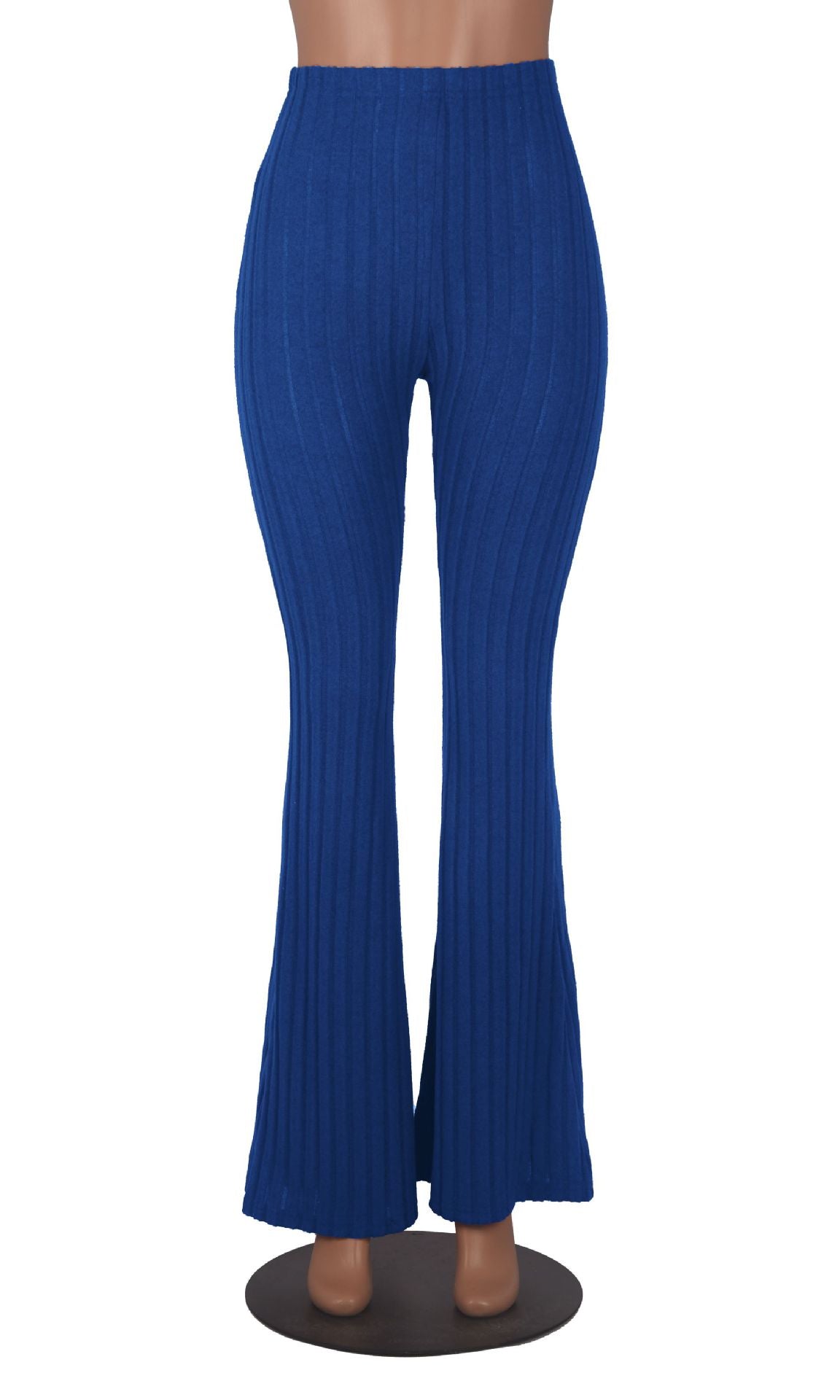 Brushed women's micro-flared pants