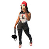 Multi Pocket Zipper Elastic Feet Jeans