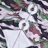 Openwork Print Camouflage Jumpsuit