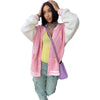 Candy Color Baseball Casual Knitted Jacket Coat