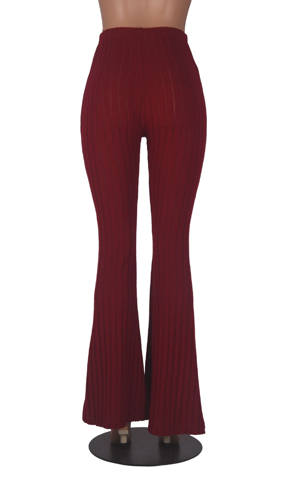 Brushed women's micro-flared pants