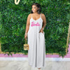 Sling Loose Floor Skirt Dress