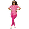 Printed Leisure Sports Two-Piece Set