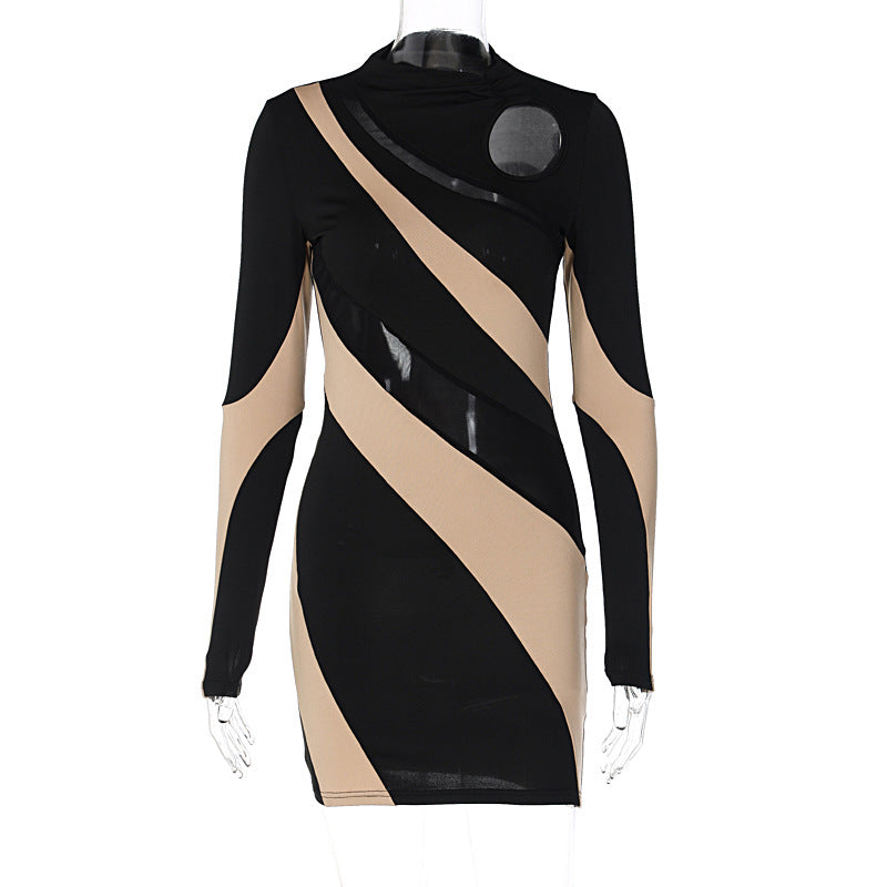 Panel Cut Slim Fit Dress