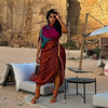 Crimped Irregular Dress