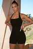 Halter Casual Sports Yoga Shaping Jumpsuit