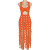 Hollow High Waist Slim-Fit Slimming Dress
