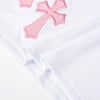 Cross Panel Embroidered Dress