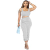 Vest Locking Pants Sports 2PC set