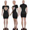 Crossover Cutout Dress