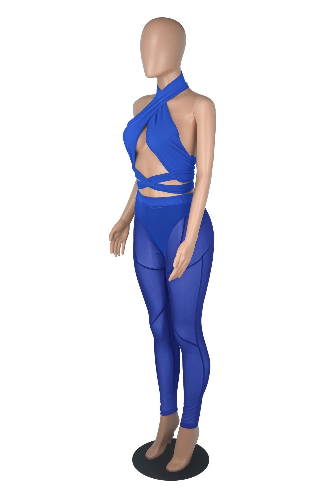 Sexy Stitching See-through 3PC Set