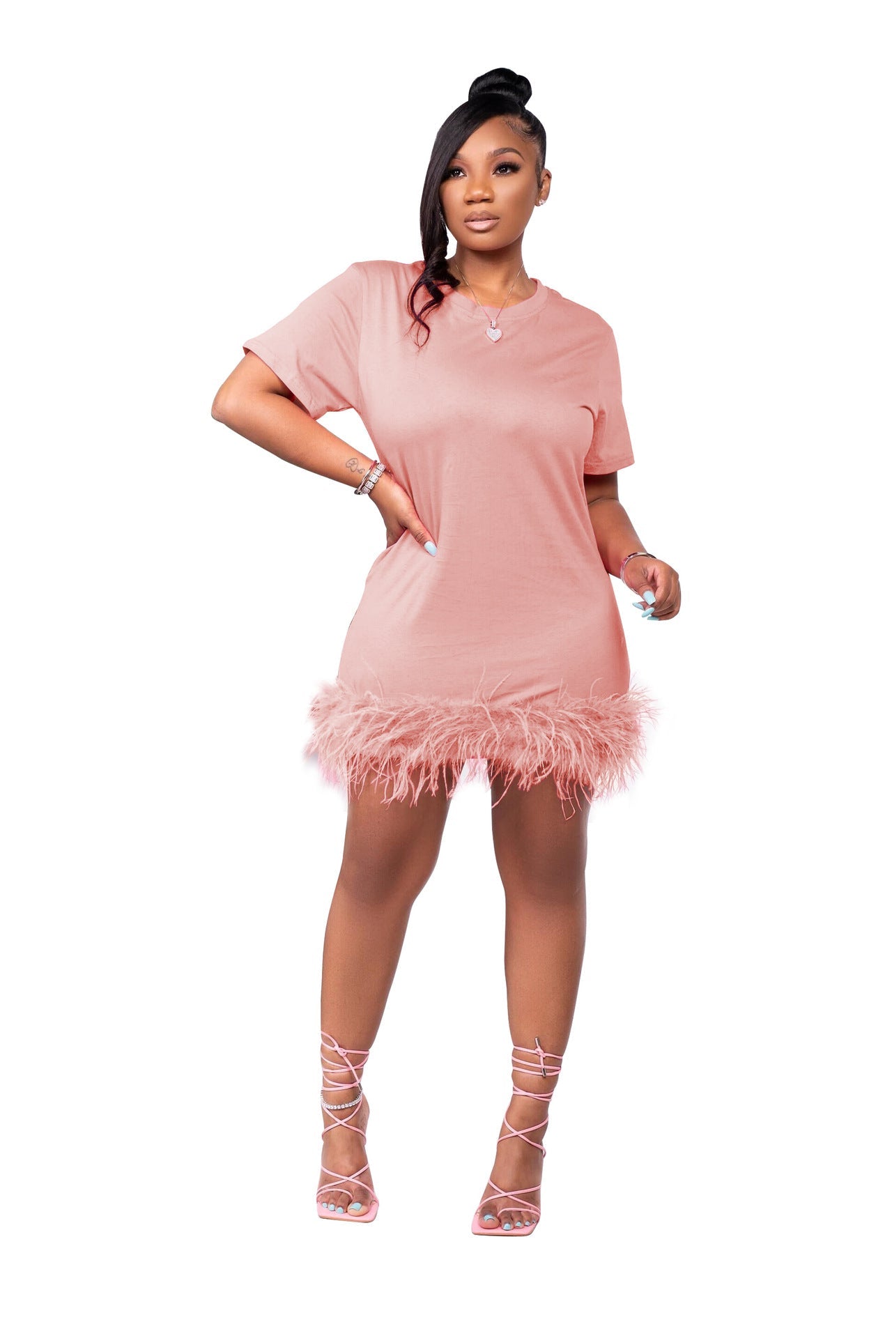 Cute Feather Dress