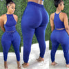 Solid Color Pleating Vest 2PC Set