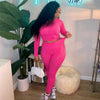 Sexy Cutout Ripped High Waist Tight Trousers 2PC Set