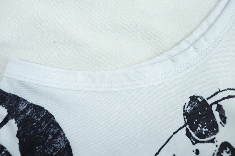 Cartoon Printed 2PC Outfit
