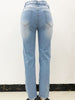 Stretch Washed High-rise Wide-leg Denim Trousers