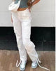 Hip Hop Style Low Waist Multi-Pocket Casual Pants