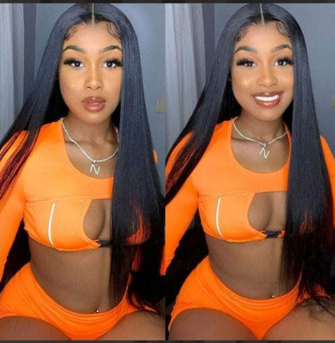 13*6 Lace Deep Part Straight Lace Frontal Wig 200% Density