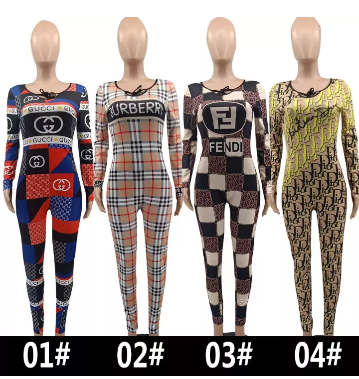 Designer Print One-Piece Jumpsuit