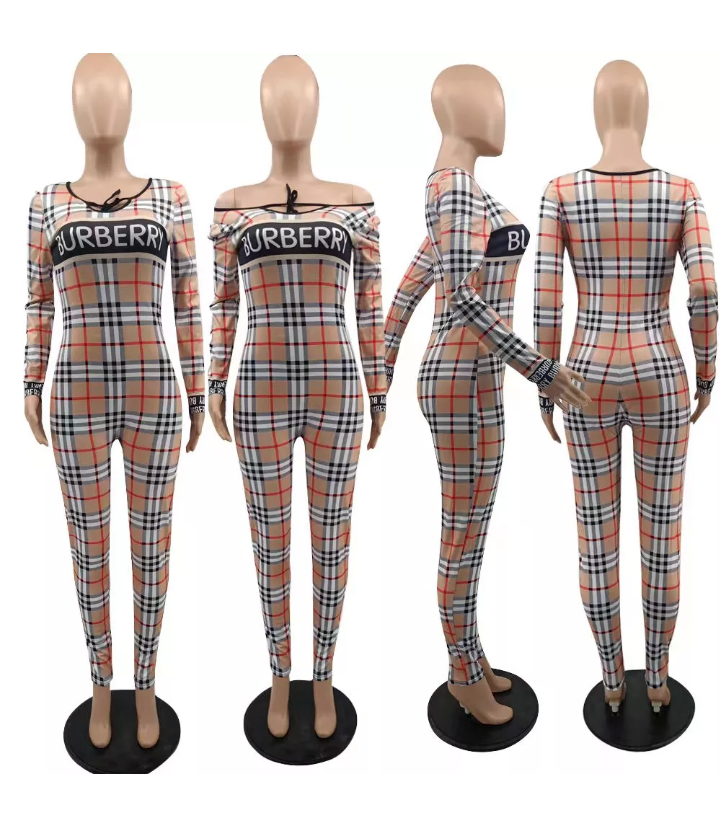 Designer Print One-Piece Jumpsuit