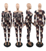 Designer Print One-Piece Jumpsuit