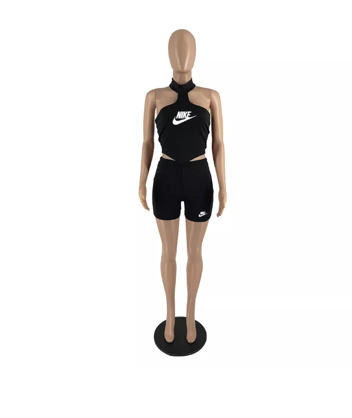 Halter Neck sleeveless 2pc Set