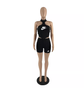 Halter Neck sleeveless 2pc Set