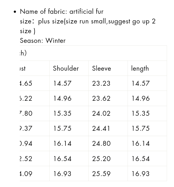Women's Faux Fur Coat