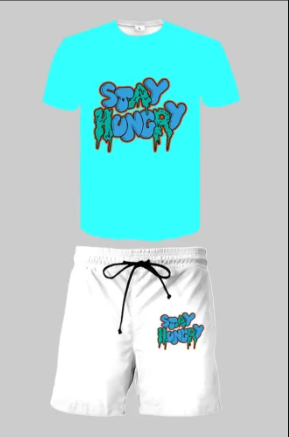 Men's Stay Hungry 2pc Outfit