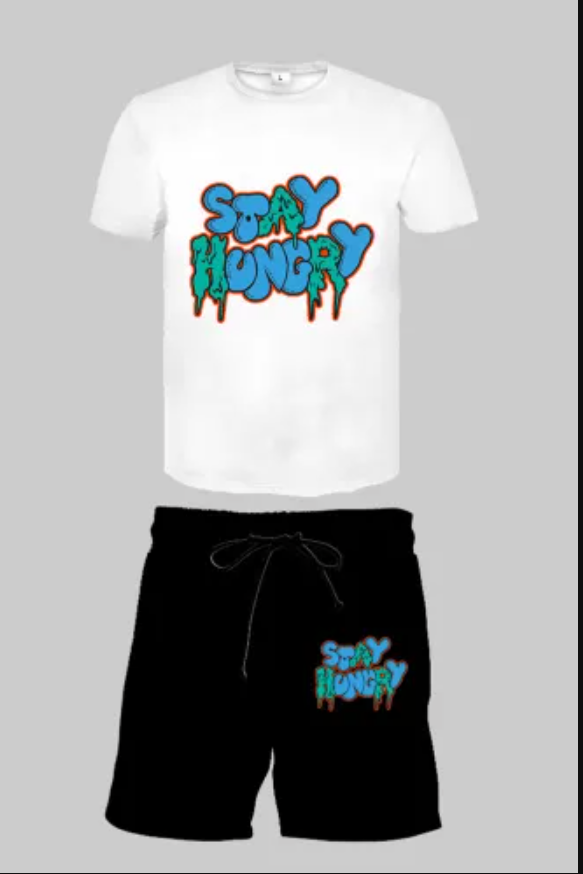 Men's Stay Hungry 2pc Outfit