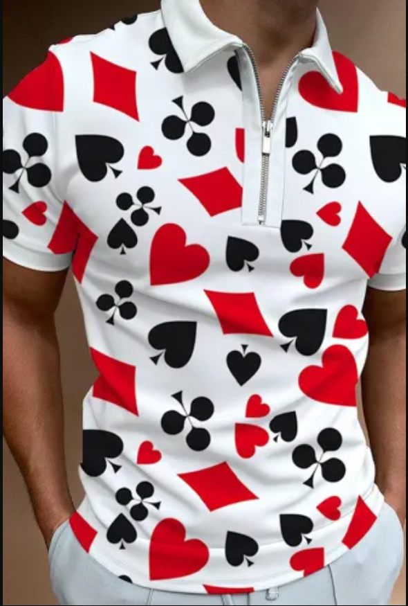 Men's Multi Fashion Polo Collar Top Shirt