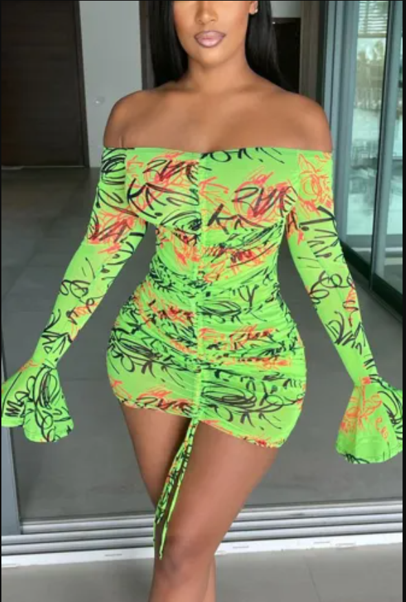 OFF THE SHOULDERS PENCIL DRESS
