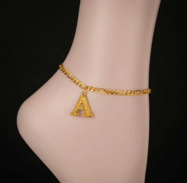 26 Styles Letter Anklets