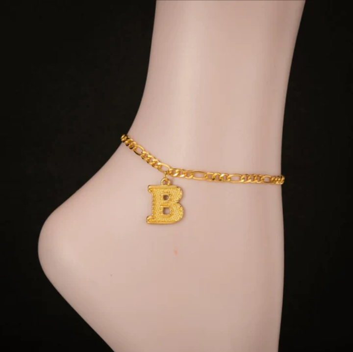 26 Styles Letter Anklets
