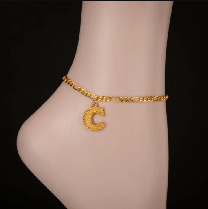 26 Styles Letter Anklets