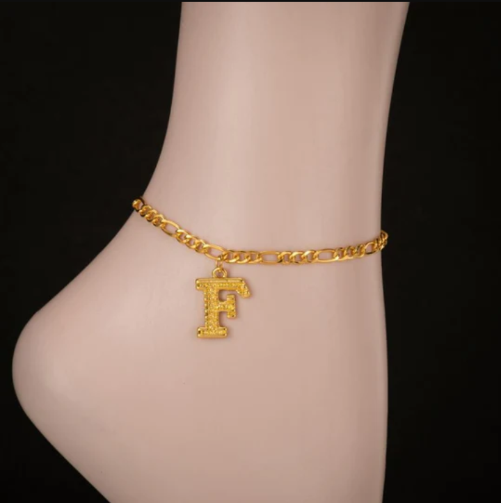 26 Styles Letter Anklets