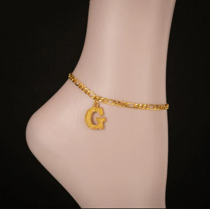 26 Styles Letter Anklets