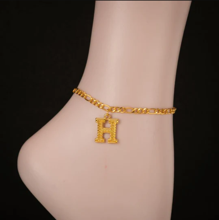26 Styles Letter Anklets
