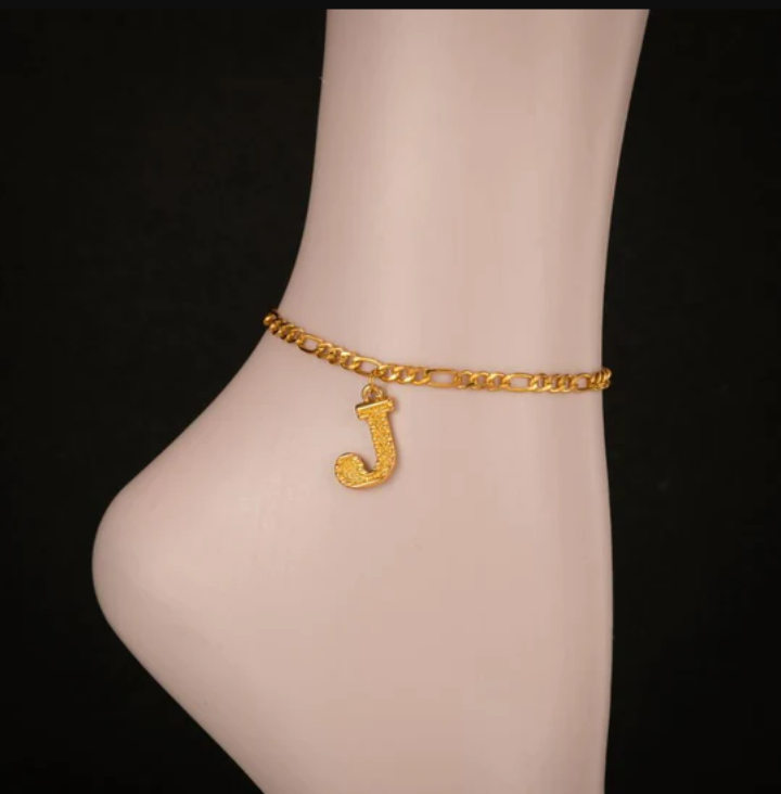 26 Styles Letter Anklets
