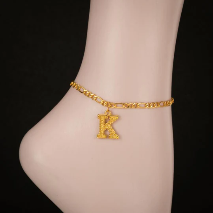 26 Styles Letter Anklets