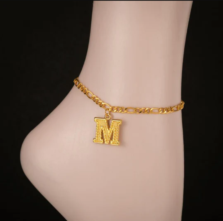 26 Styles Letter Anklets