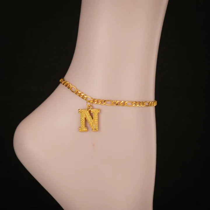 26 Styles Letter Anklets