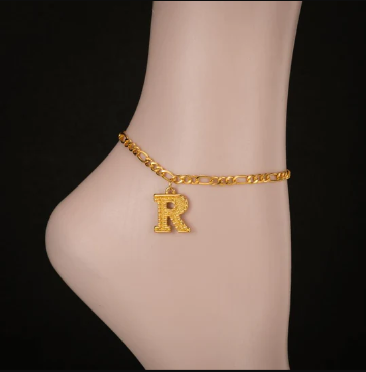 26 Styles Letter Anklets